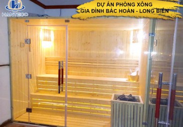 Dự án phòng xông hơi khô bác Hoàn - Long Biên, Hà Nội